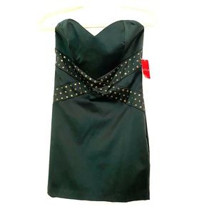 Hunter green tube dress